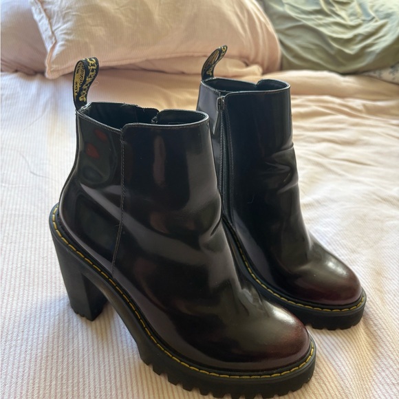 Dr. Martens Black Heeled Chelsea Boots - Picture 2 of 6